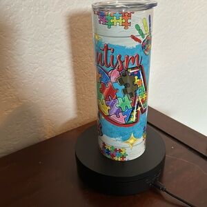 Autism Awareness Mom Heart Puzzle Pieces 20 oz
Straight Skinny Tumbler
